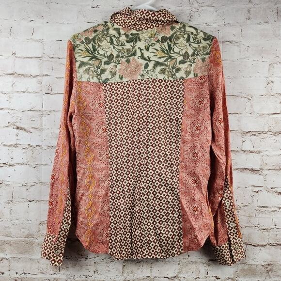 NEW Tell Your Friends Western Shirt in Sacha Small Button Down Long Sleeve - Picture 7 of 13